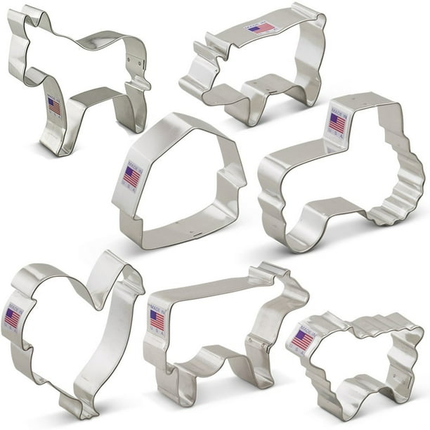 USA Ann Clark  Donkey  3 7/8 inch  Cookie Cutter  Tin Plated Steel 